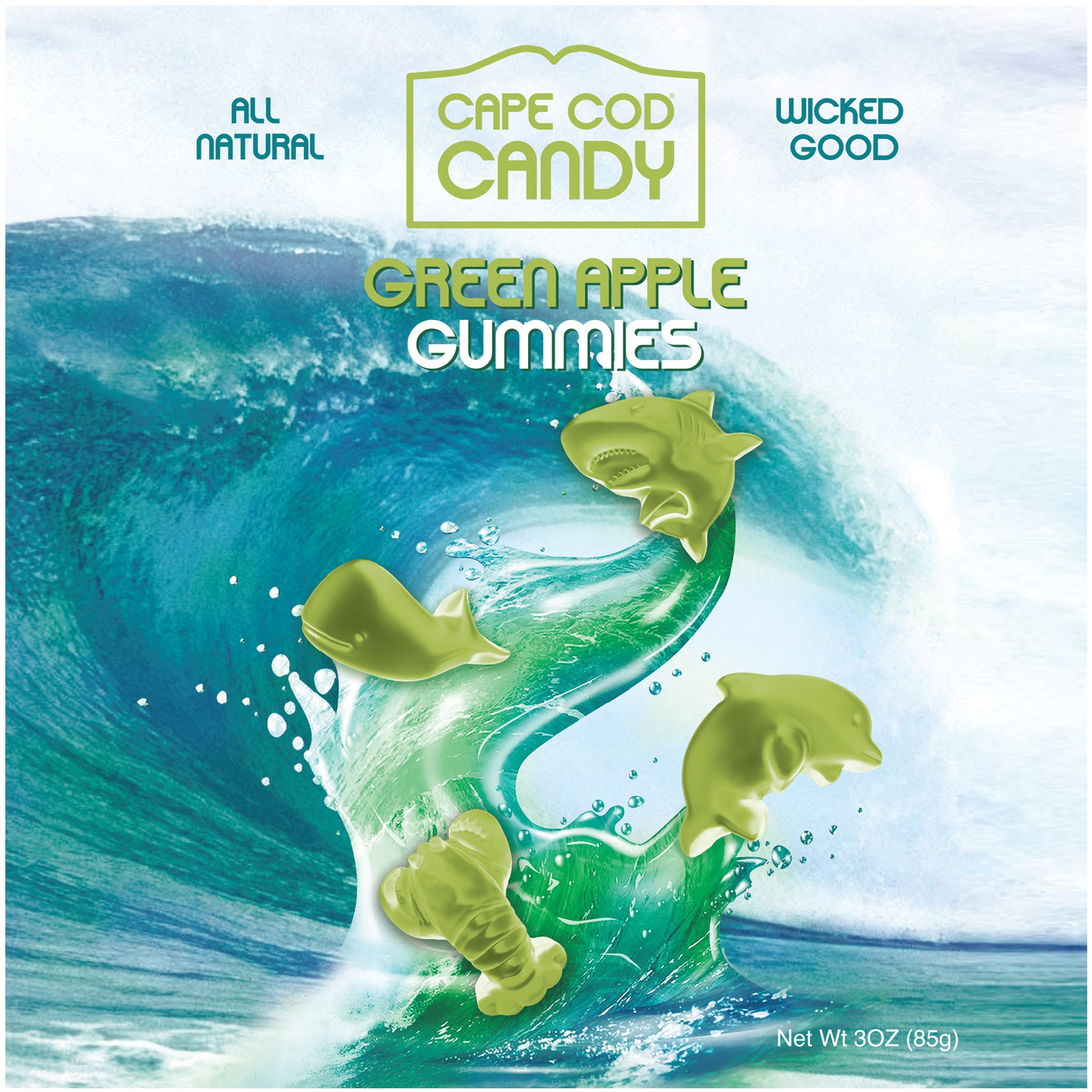 Organic Green Apple Gummies - Natures Euphoria